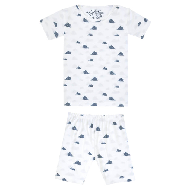 Blue BABY BOY Baby Boy Short Sleeve Premium 2 Piece Pajama Set