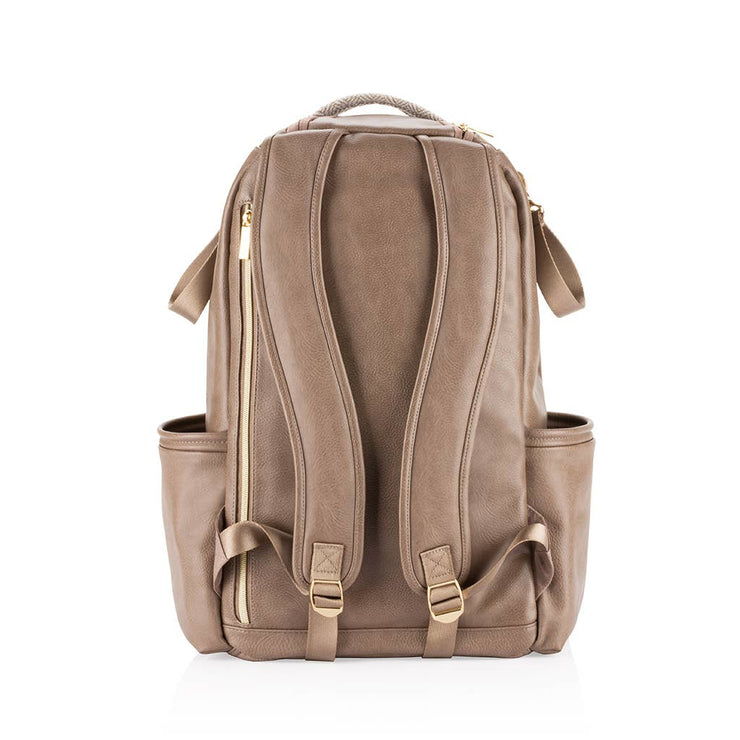 Itsy Ritzy Vanilla Latte Boss Plus™ Backpack Diaper Bag