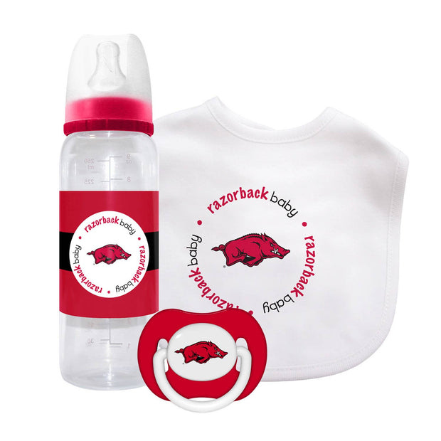 Arkansas Razorbacks - 3-Piece Baby Gift Set