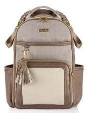 Itsy Ritzy Vanilla Latte Boss Plus™ Backpack Diaper Bag