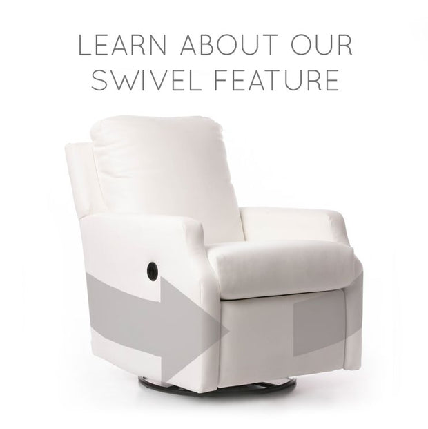 Oilo Harlow Gliding Swivel Nursery Recliner