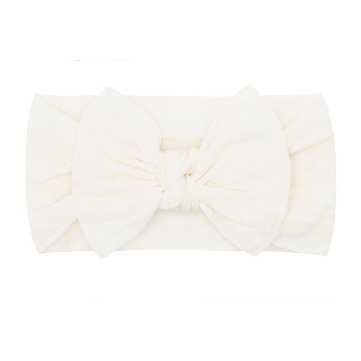 THE KNOT Soft nylon headband: ivory