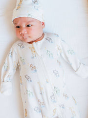 Wild Things Zip Footie: Newborn