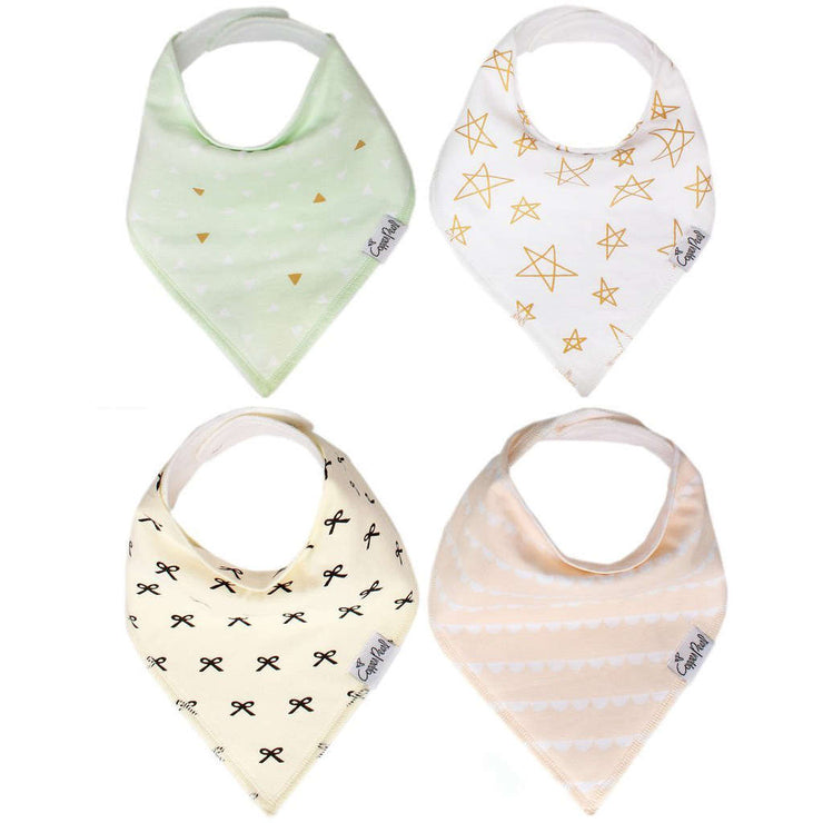 Copper Pearl Baby Bandana Bibs | Paris