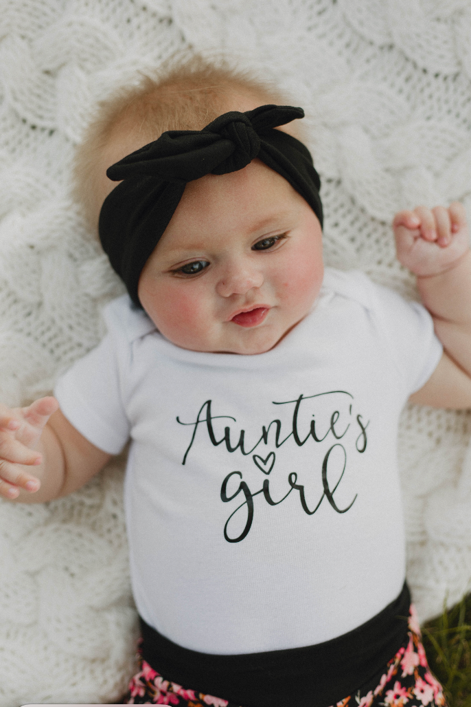 Auntie's Girl Infant Bodysuit: 24m / Long Sleeve