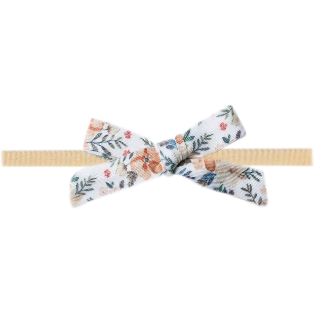 Copper Pearl Ribbon Nylon Bow | Autumn