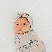 Copper Pearl Knit Swaddle Blanket | Zella