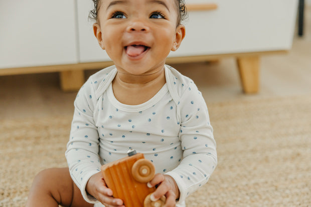 Copper Pearl Long Sleeve Bodysuit | Haze