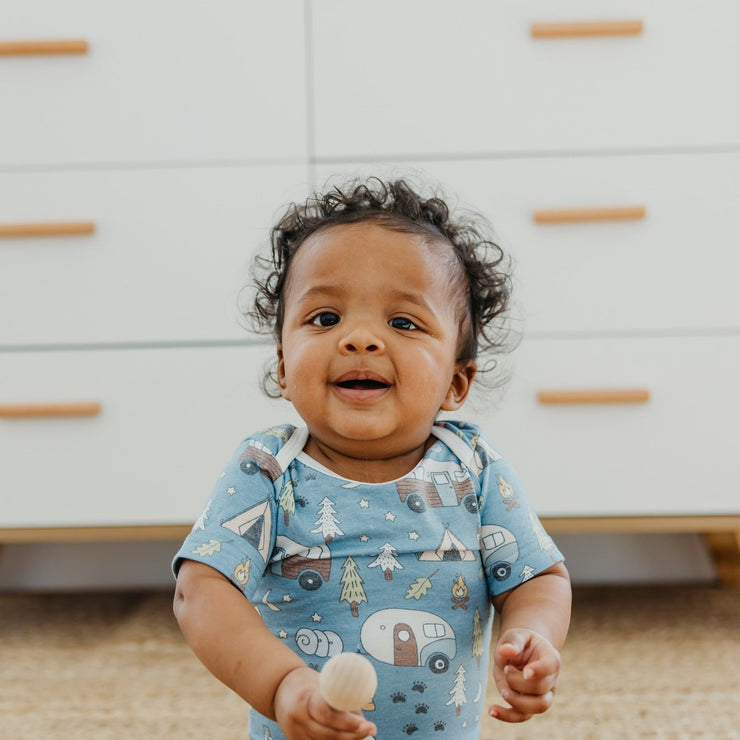 Copper Pearl Short Sleeve Bodysuit | Bridger