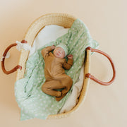 Copper Pearl Knit Swaddle Blanket | Bogey