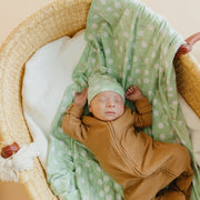 Copper Pearl Knit Swaddle Blanket | Bogey