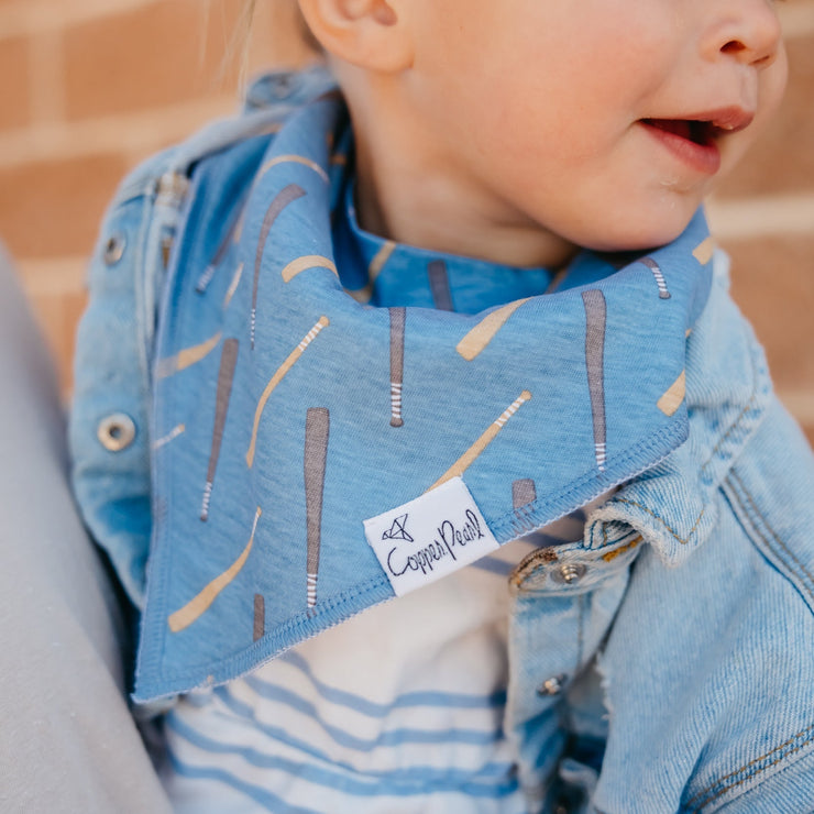 Copper Pearl Baby Bandana Bibs | Slugger