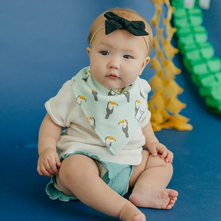 Copper Pearl Baby Bandana Bibs | Bengal