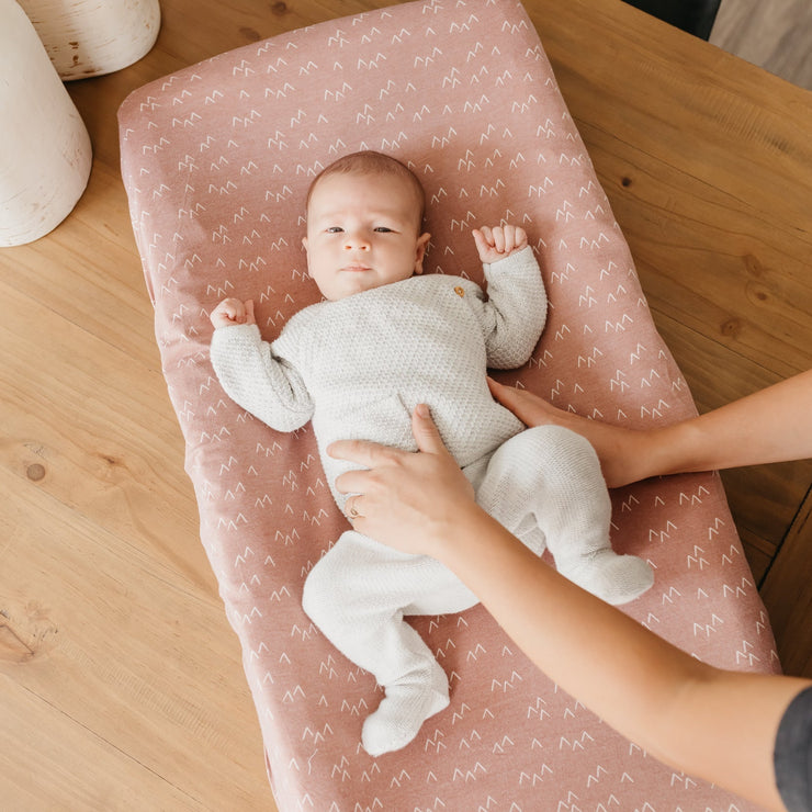 Copper Pearl Premium Knit Diaper Changing Pad Cover | Rocky