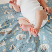 Copper Pearl Knit Swaddle Blanket | Bridger