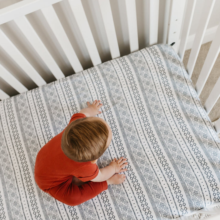 Copper Pearl Premium Knit Fitted Crib Sheet | Westyn