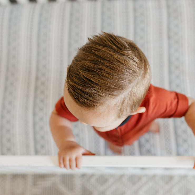 Copper Pearl Premium Knit Fitted Crib Sheet | Westyn