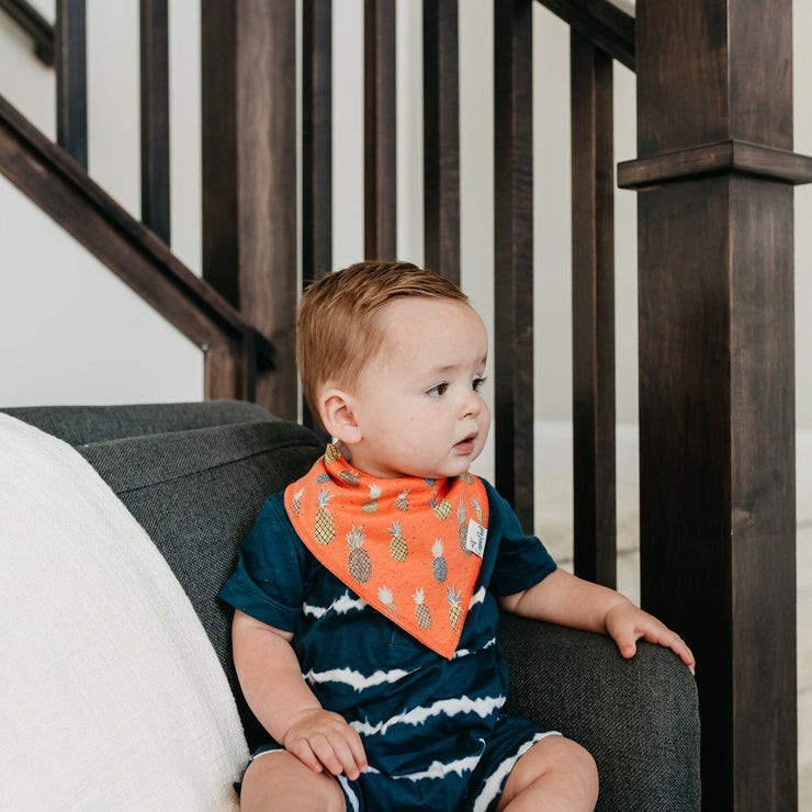 Copper Pearl Baby Bandana Bibs | Maui