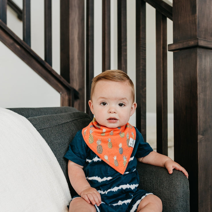 Copper Pearl Baby Bandana Bibs | Maui