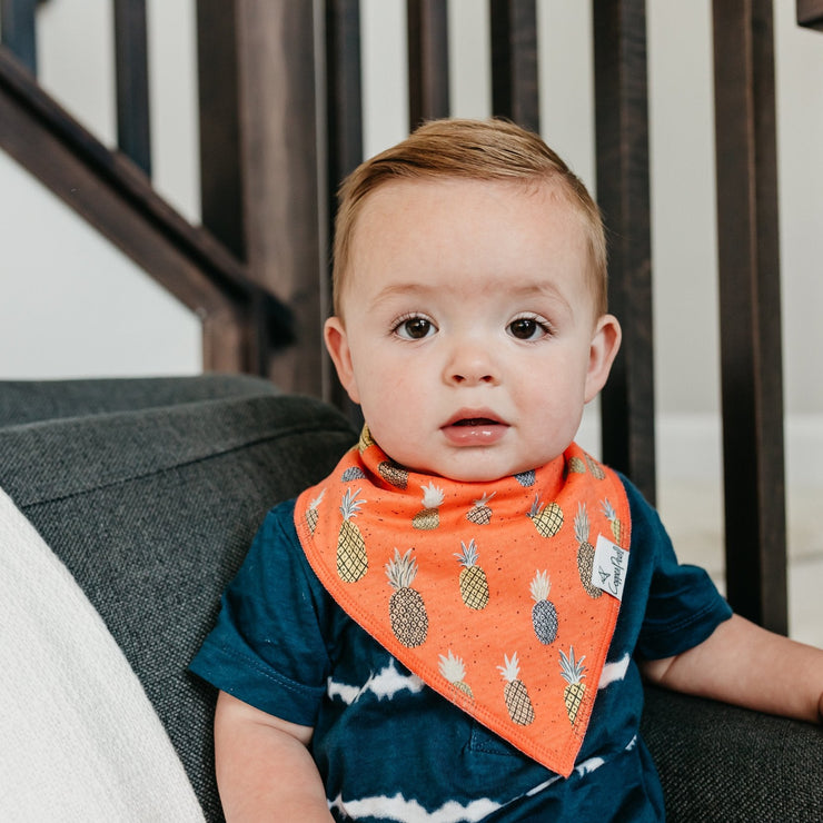 Copper Pearl Baby Bandana Bibs | Maui