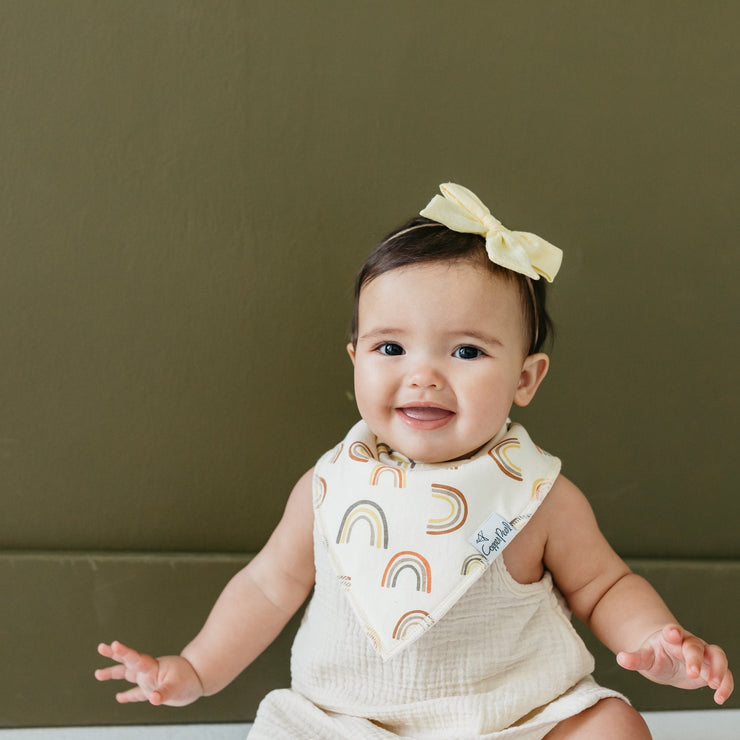 Copper Pearl Baby Bandana Bibs | Maui