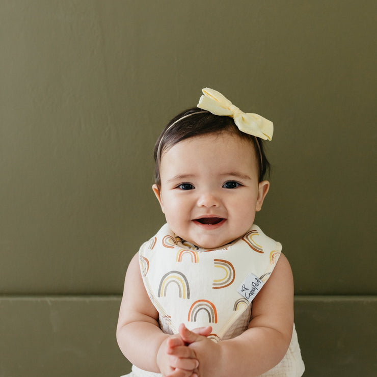 Copper Pearl Baby Bandana Bibs | Maui