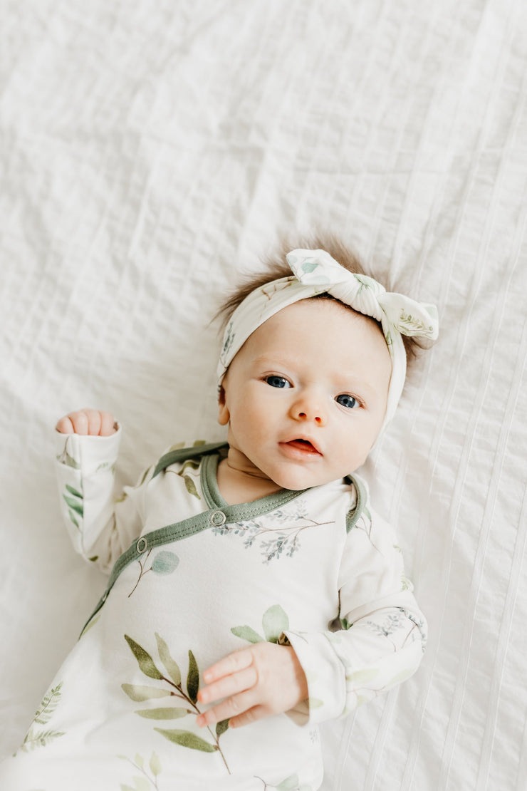 Copper Pearl Knit Headband Bow | Haven