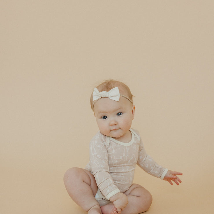 Copper Pearl Long Sleeve Bodysuit | Sandy