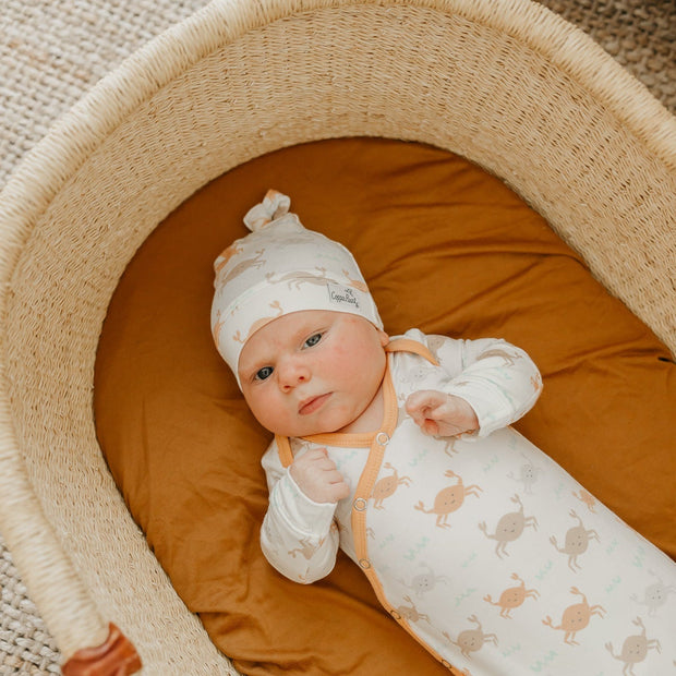 Copper Pearl Top Knot Hat | Tide