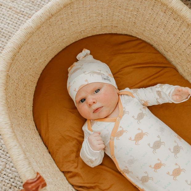 Copper Pearl Top Knot Hat | Tide