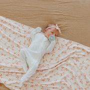 Copper Pearl Knit Swaddle Blanket | Rue