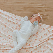 Copper Pearl Knit Swaddle Blanket | Rue