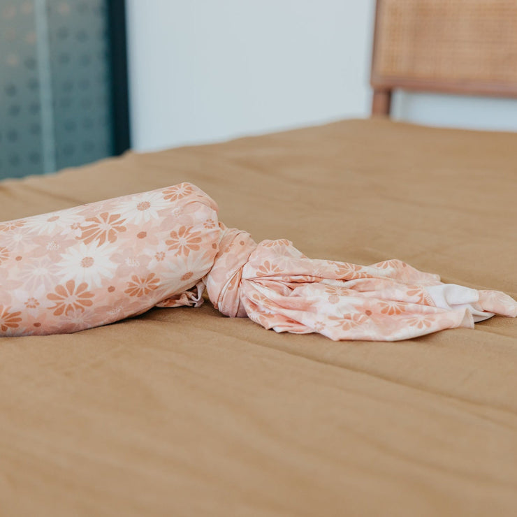 Copper Pearl Knit Swaddle Blanket | Penny