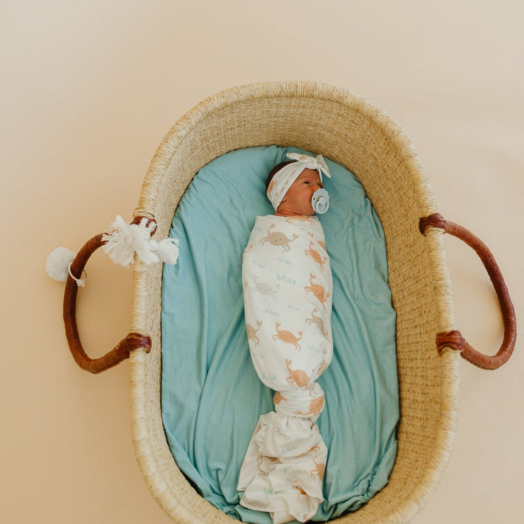 Copper Pearl Knit Swaddle Blanket | Tide