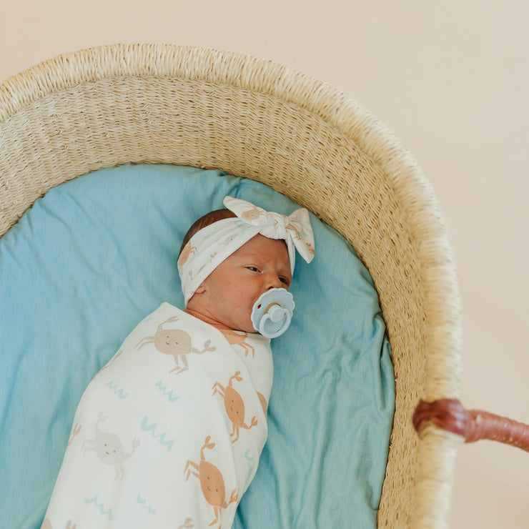 Copper Pearl Knit Swaddle Blanket | Tide