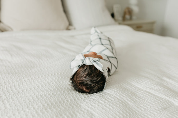 Copper Pearl Knit Headband Bow | Ledger