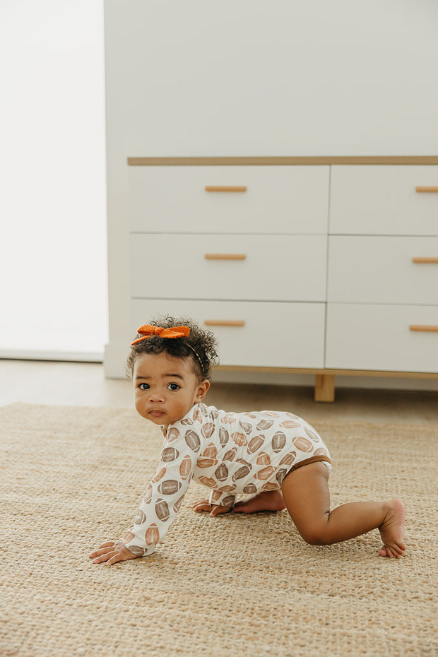 Copper Pearl Long Sleeve Bodysuit | Blitz