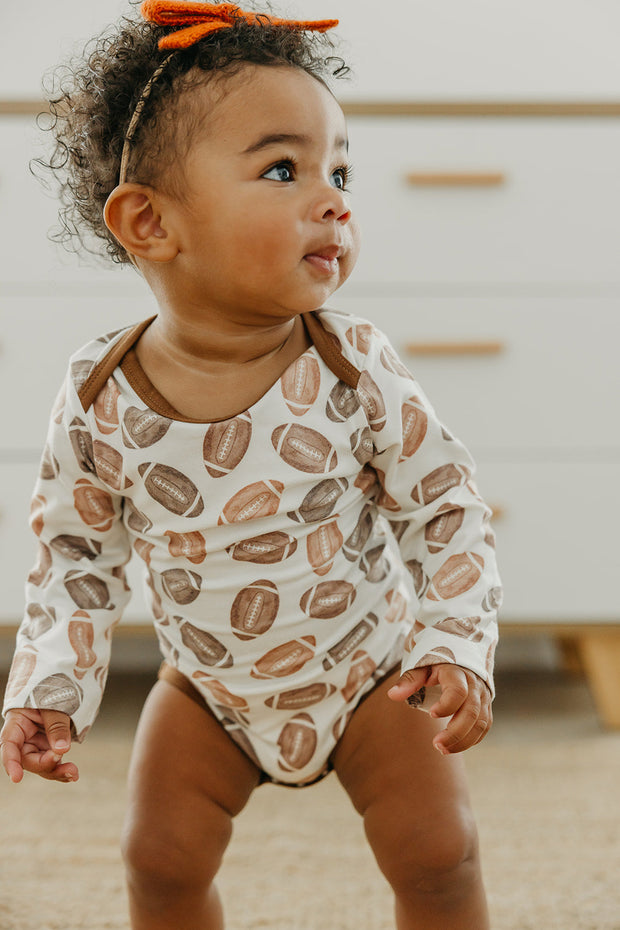 Copper Pearl Long Sleeve Bodysuit | Blitz