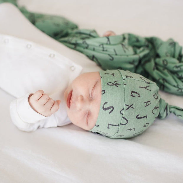 Copper Pearl Knit Swaddle Blanket | Poe