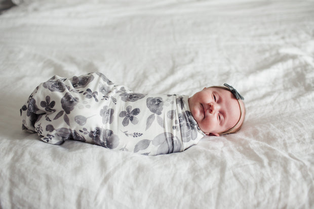 Copper Pearl Knit Swaddle Blanket | Rowan