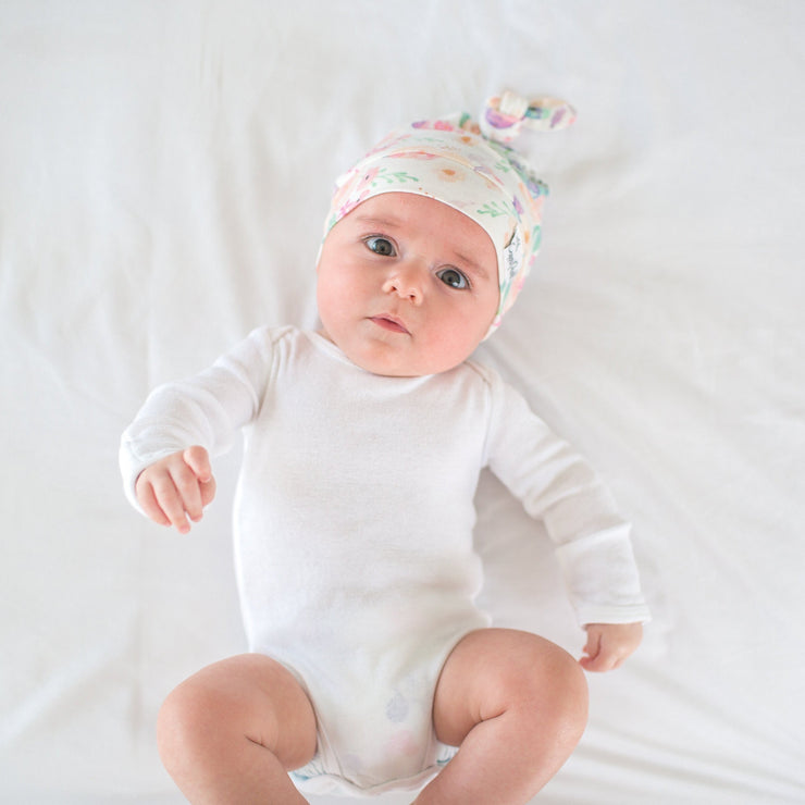 Copper Pearl Top Knot Hat | Bloom