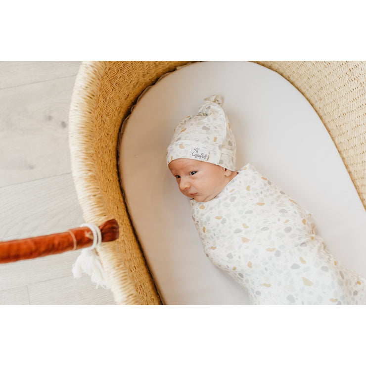 Copper Pearl Top Knot Hat | Arlo