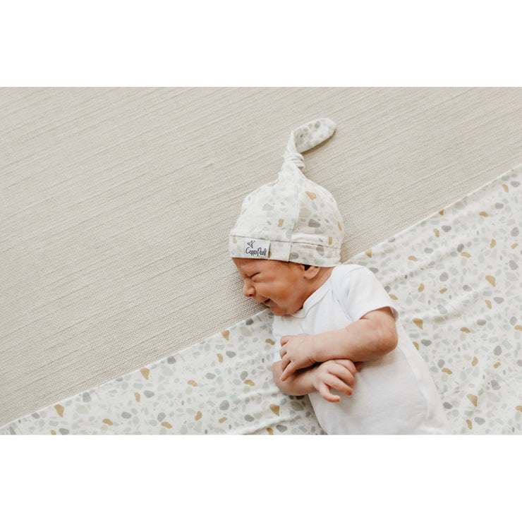 Copper Pearl Top Knot Hat | Arlo