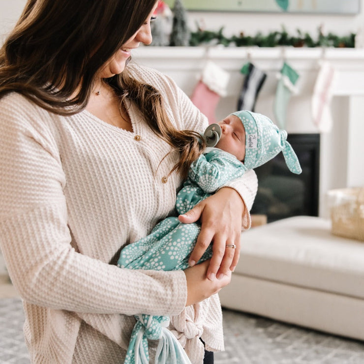 Copper Pearl Top Knot Hat | Jane