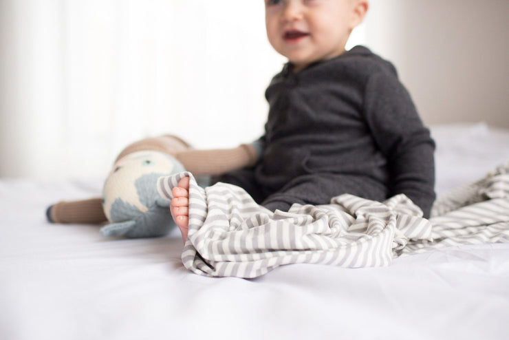 Copper Pearl Knit Swaddle Blanket | Everest