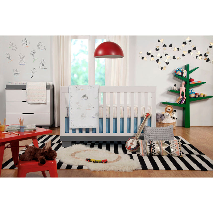 Babyletto Modo 3-in-1 Convertible Crib with Toddler Bed Conversion Kit