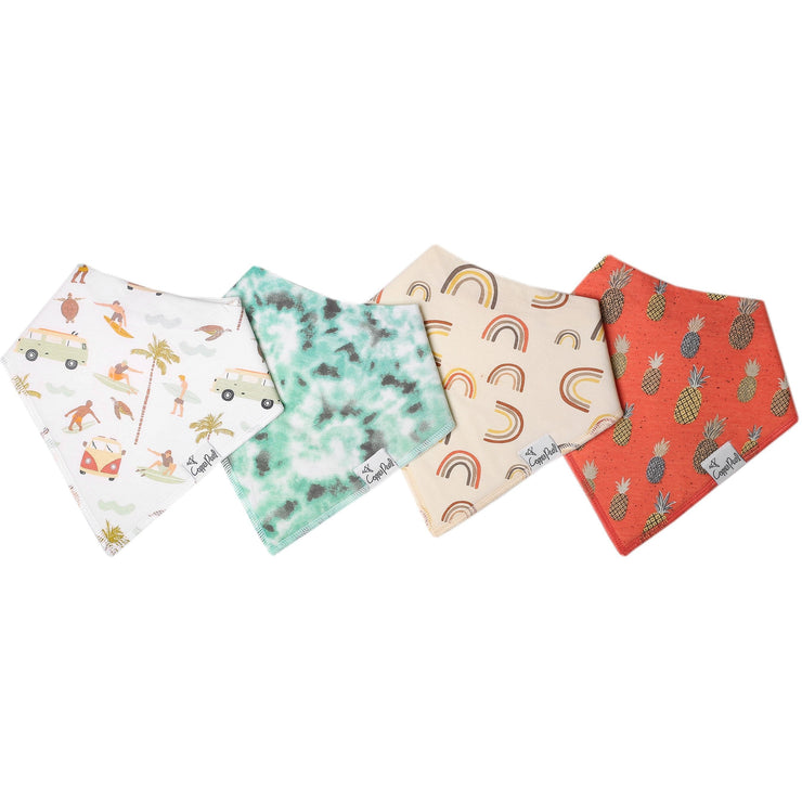 Copper Pearl Baby Bandana Bibs | Maui