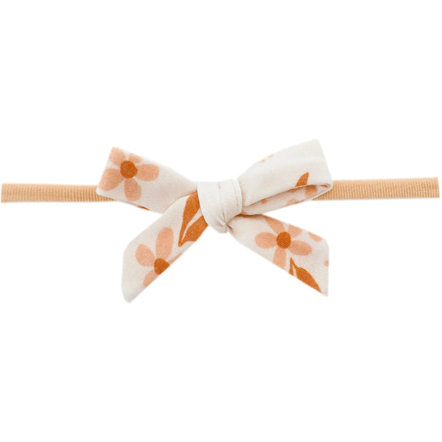 Copper Pearl Ribbon Nylon Bow | Rue