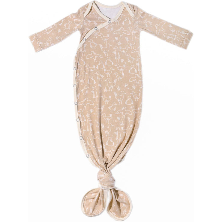 Copper Pearl Knotted Gown | Sandy