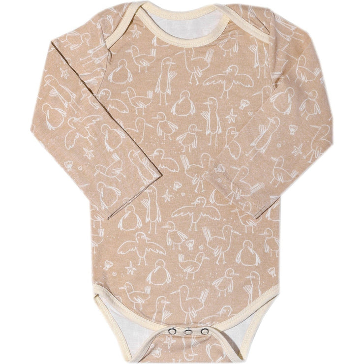 Copper Pearl Long Sleeve Bodysuit | Sandy